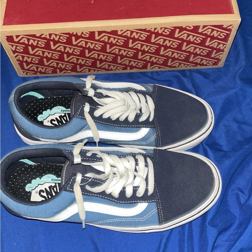 Vans Old Skool ComfyCush Navy/Stv Navy Shoes Mens